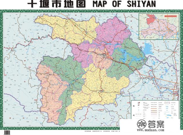 湖北省各市（州）、县地图