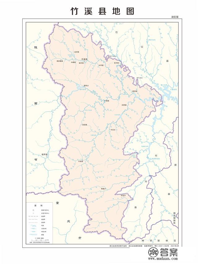 湖北省各市（州）、县地图