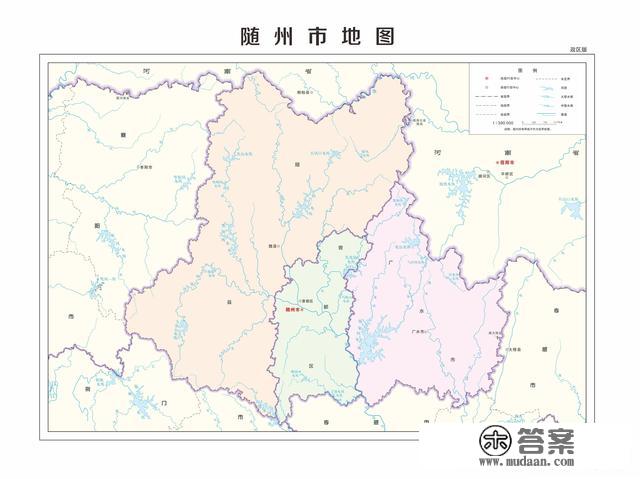 湖北省各市（州）、县地图