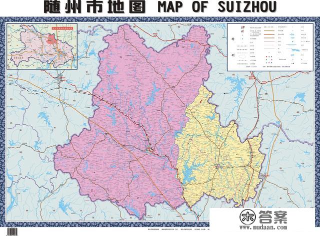 湖北省各市（州）、县地图