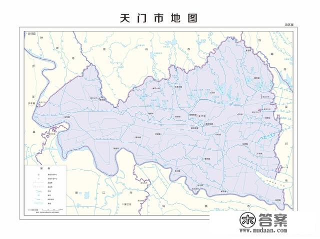 湖北省各市（州）、县地图