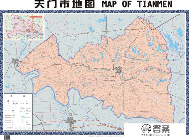 湖北省各市（州）、县地图