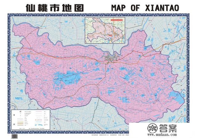 湖北省各市（州）、县地图