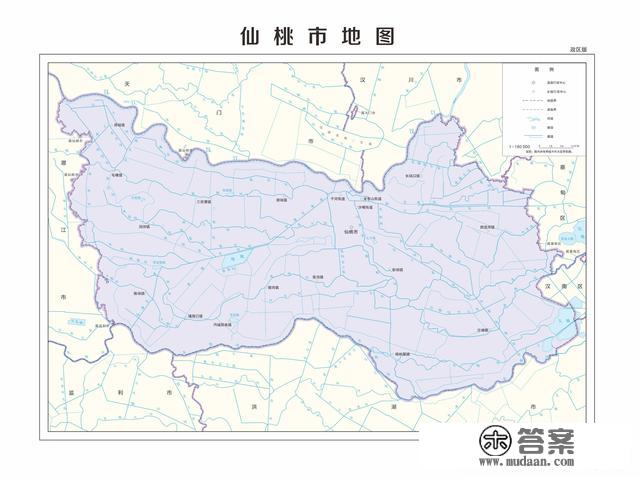 湖北省各市（州）、县地图