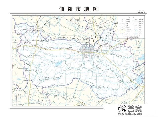 湖北省各市（州）、县地图