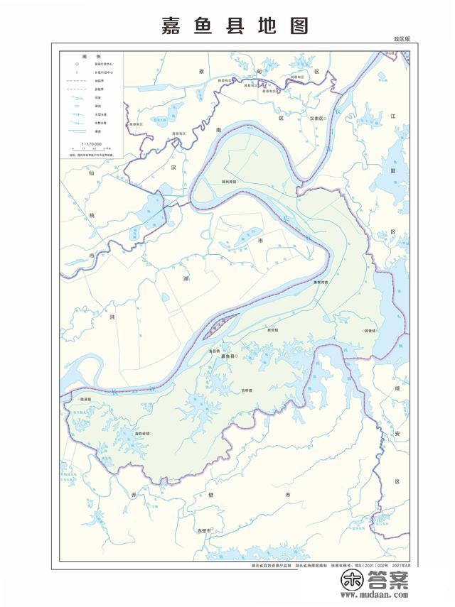 湖北省各市（州）、县地图