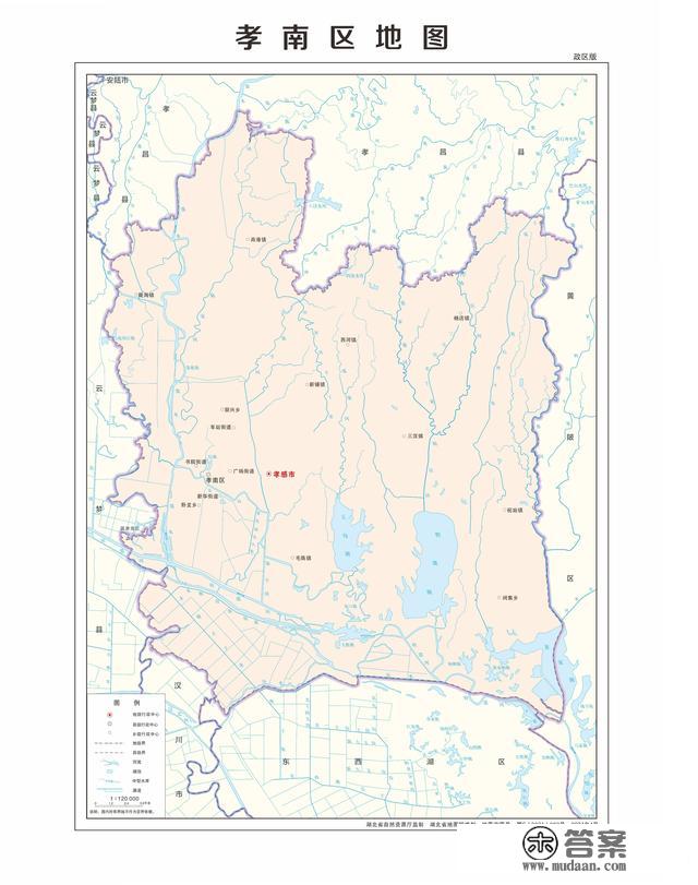 湖北省各市（州）、县地图