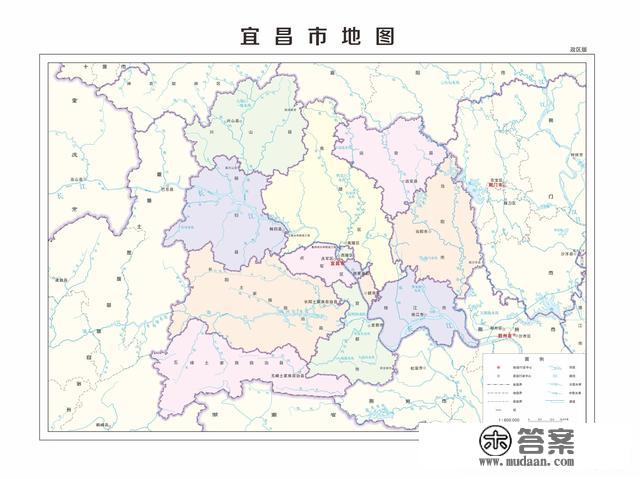 湖北省各市（州）、县地图