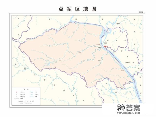 湖北省各市（州）、县地图