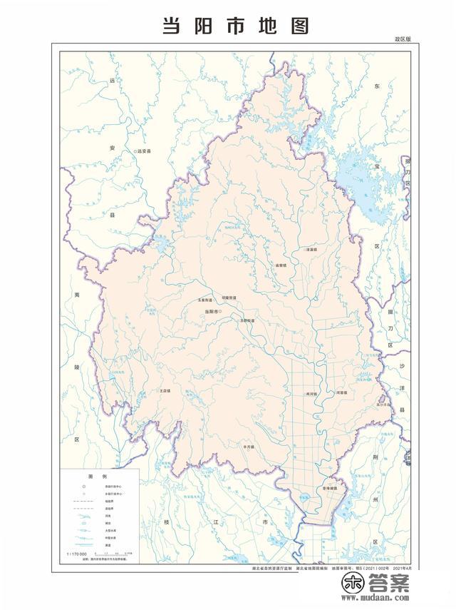 湖北省各市（州）、县地图