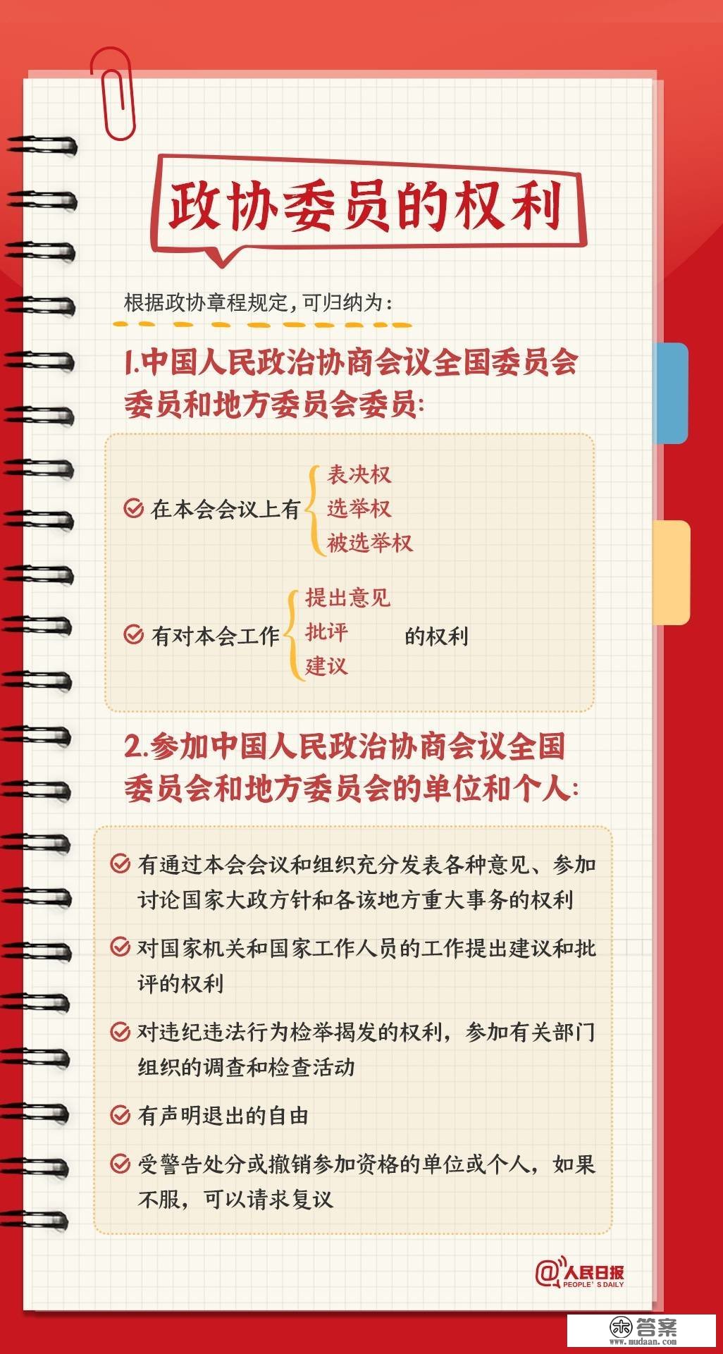 关于政协，你领会几？那份进修条记请收好