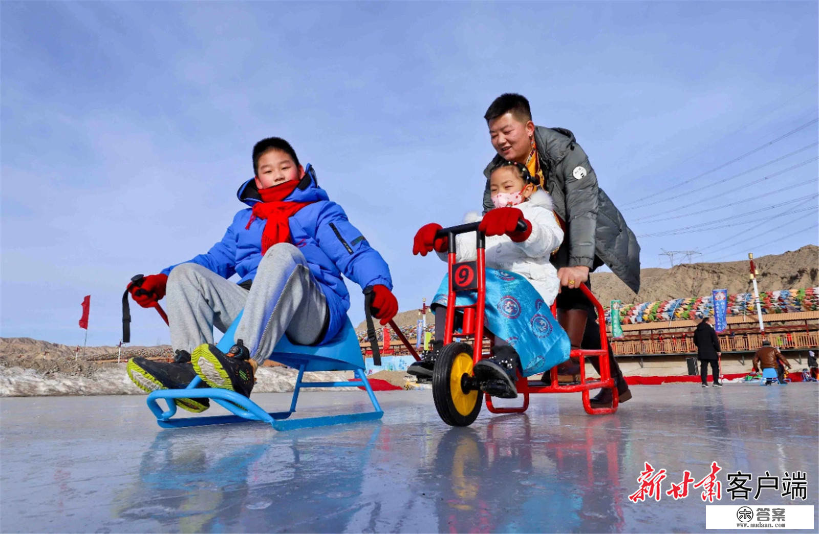 肃南文殊山第四届冰雪旅游文化艺术节启幕