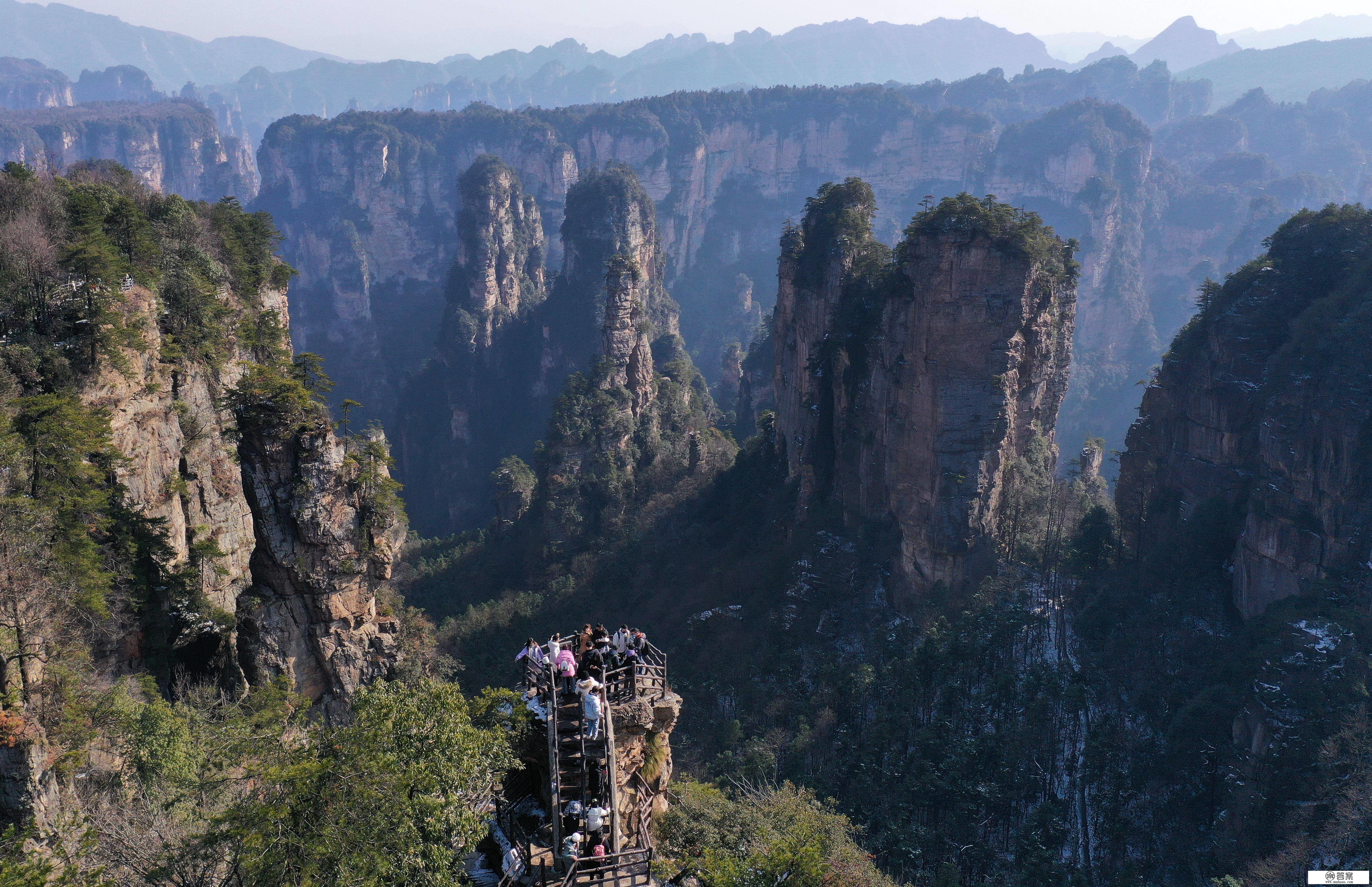 #（社会）湖南张家界：春节将至 旅游升温