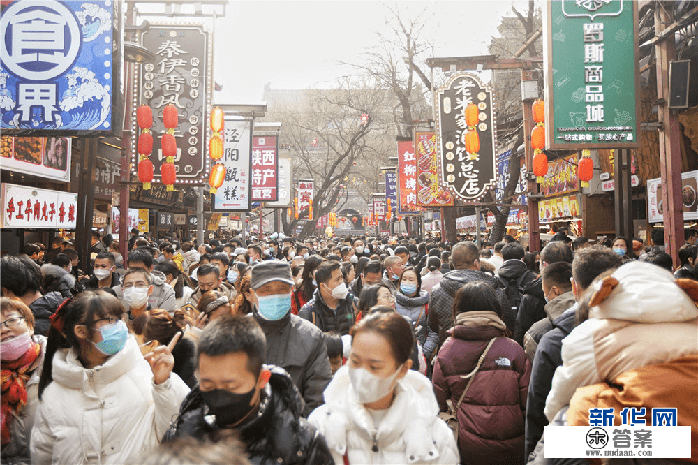 陕西西安:新春古城旅游热