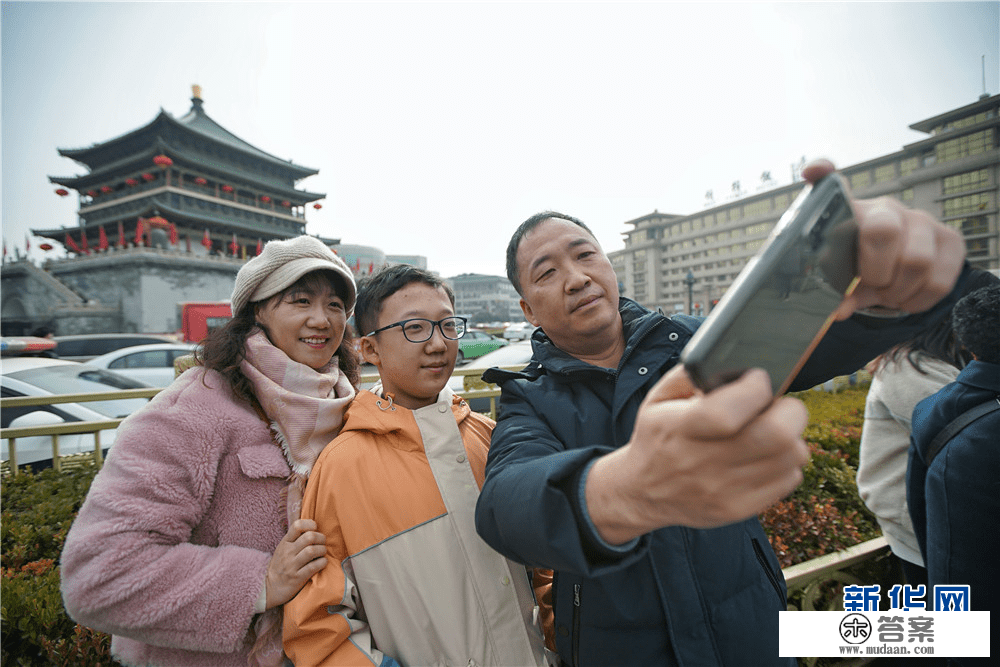 陕西西安:新春古城旅游热