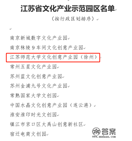 江苏师范大学文化创意财产园获评江苏省文化财产示范园区