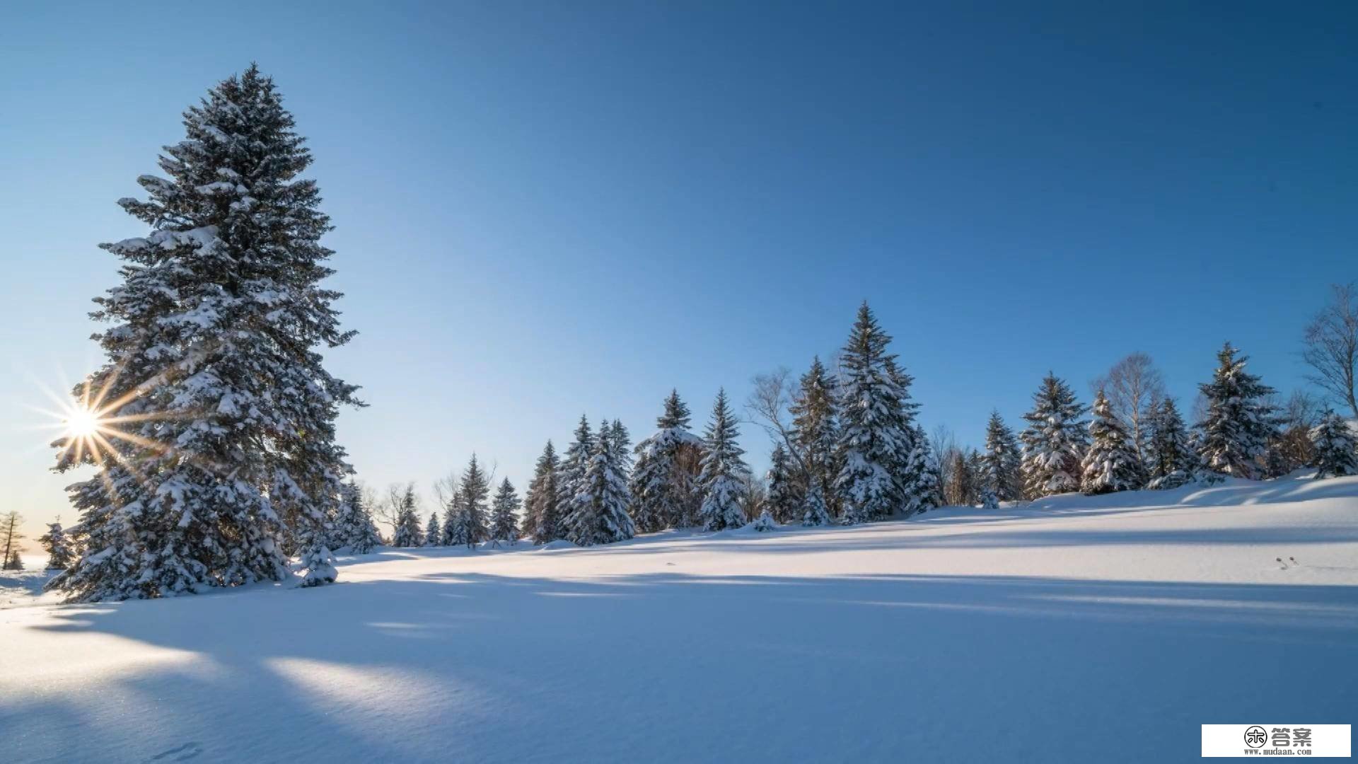 千城名胜丨长白山春雪