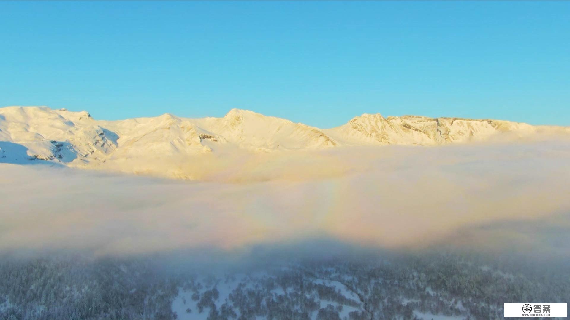 千城名胜丨长白山春雪