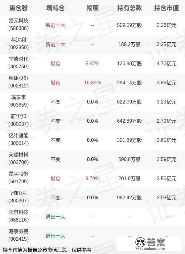 嘉实基金姚志鹏旗下嘉实智能汽车年报最新持仓，重仓宁德时代