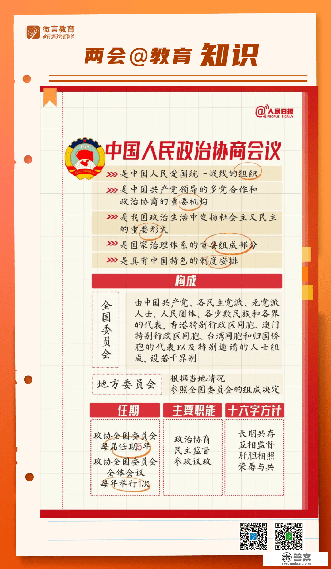 全国两会是个什么会？那组图带你领会 | 两会@教育·常识