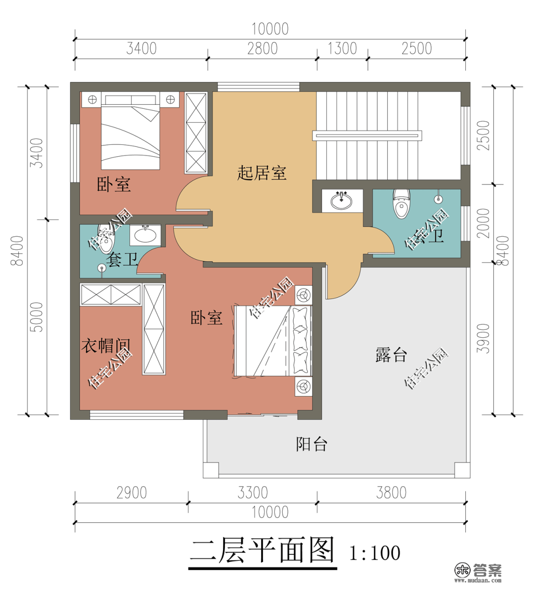 主体造价18万，10×10米二层欧式小别墅