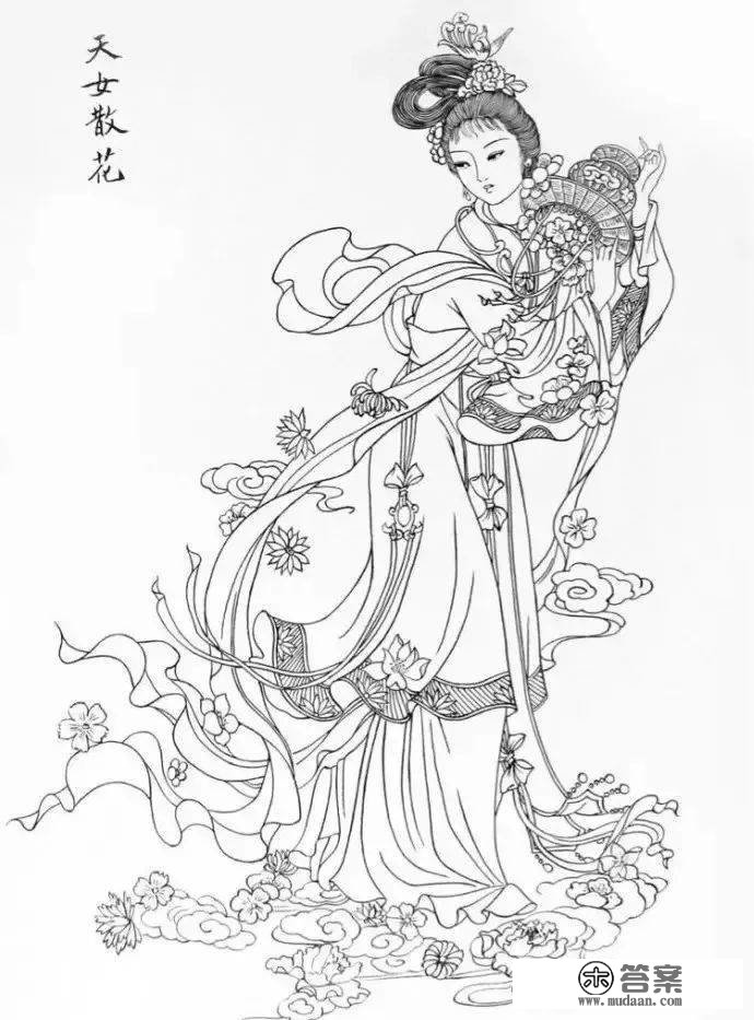 素材：要想画好工笔，练好白描很关键