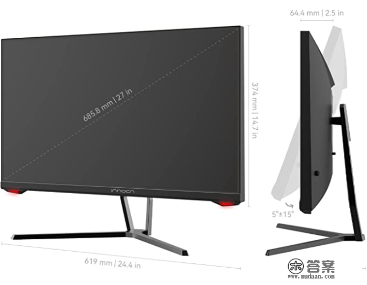 结合立异发布 27G1R 游戏显示器：27 英寸 2K 144Hz VA 屏