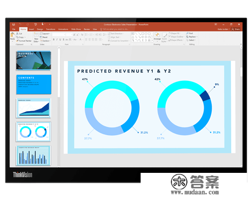 联想将推出 ThinkVison M14d 2.2K 超清便携屏