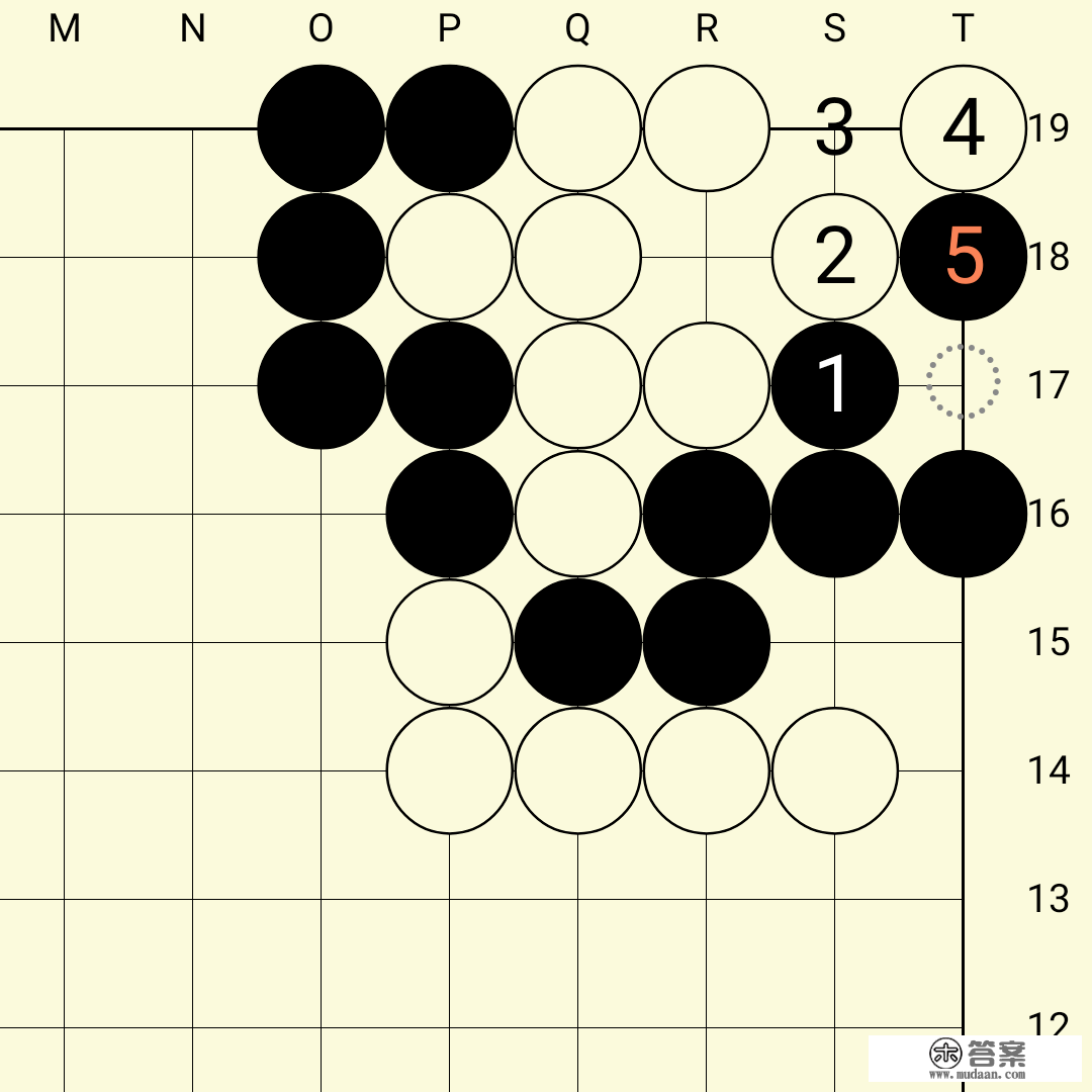 手筋0258：黑先围棋手筋题2月17日