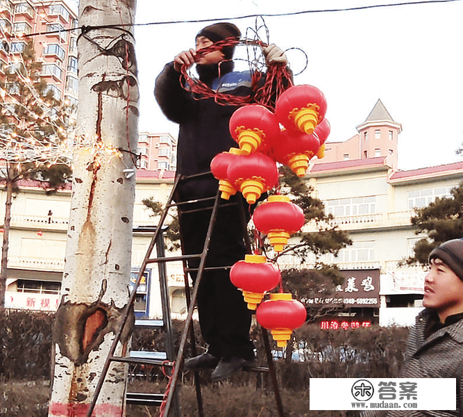 “一街一景” 营造喜庆节日气氛