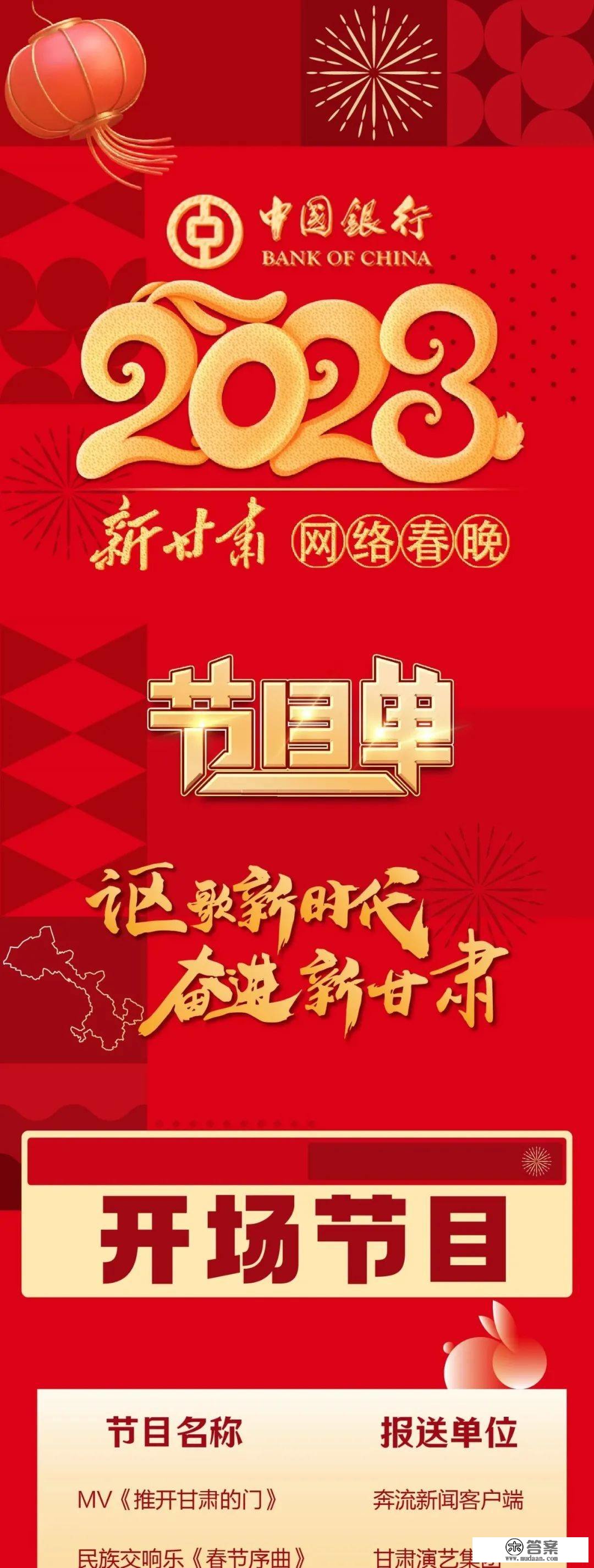 金昌市5个节目入选2023新甘肃收集春晚