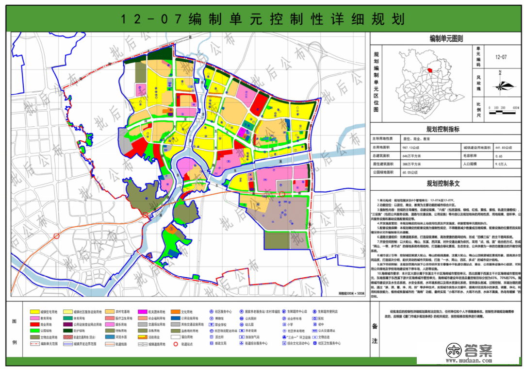 定了！厦门那区最新开展规划公布！2个地铁站点…