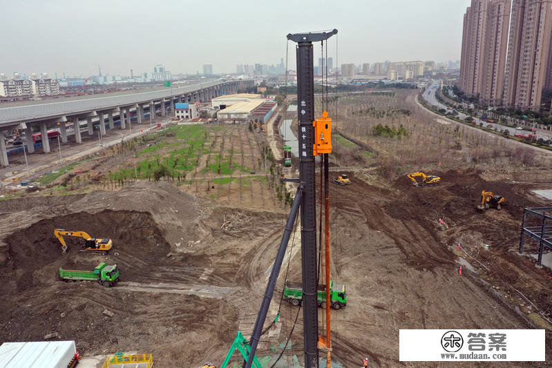 沪渝蓉铁路宝山段工程开工建立 将来接入高铁上海宝山站