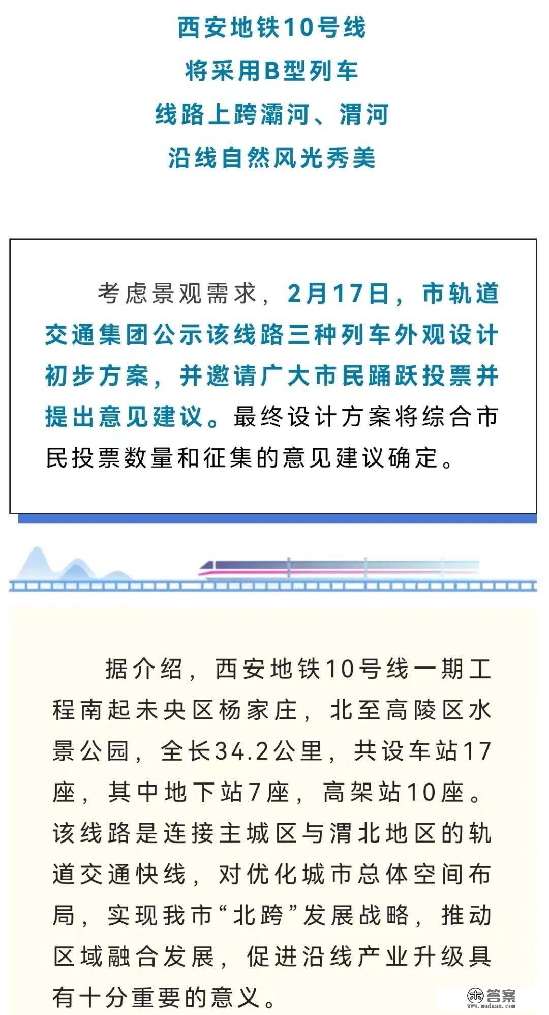 西安地铁10号线列车啥容貌？3款设想你来选