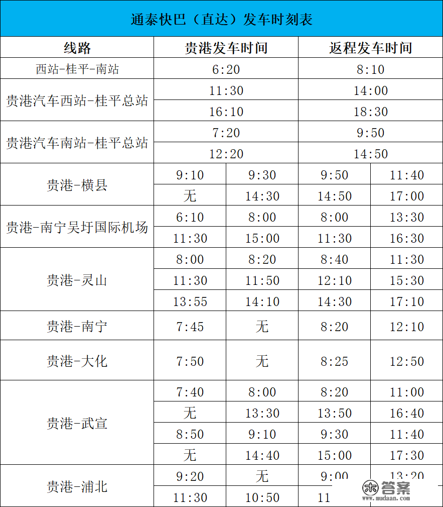 速看！桂平汽车站2023年新版班车时刻表来了！