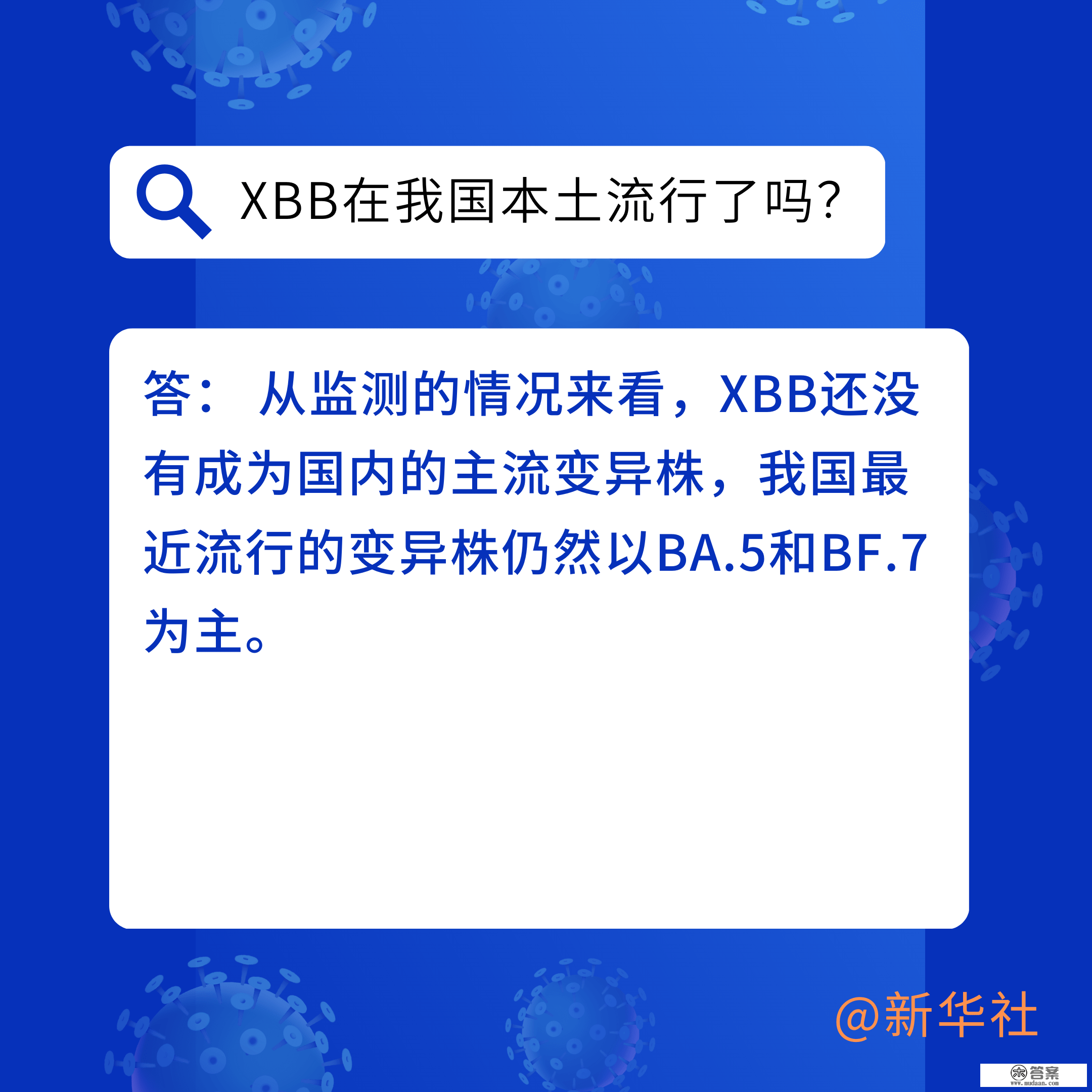 海报|六问六答带你领会XBB变异毒株关键点