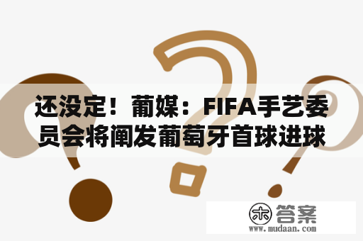 还没定！葡媒：FIFA手艺委员会将阐发葡萄牙首球进球者，消弭疑问