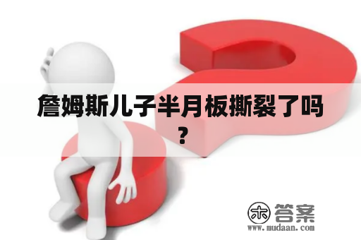 詹姆斯儿子半月板撕裂了吗？