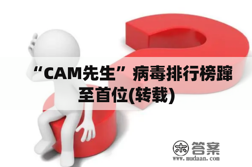 “CAM先生”病毒排行榜蹿至首位(转载)