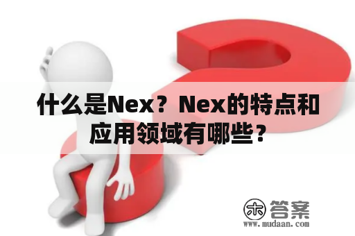 什么是Nex？Nex的特点和应用领域有哪些？