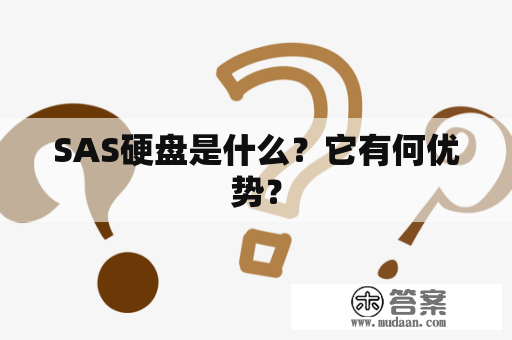 SAS硬盘是什么？它有何优势？