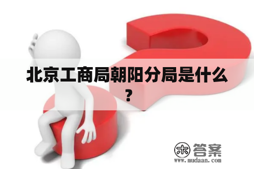 北京工商局朝阳分局是什么？