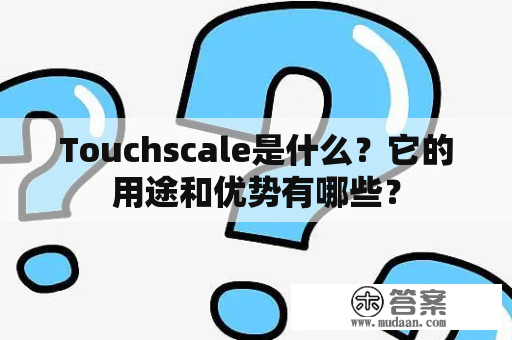 Touchscale是什么？它的用途和优势有哪些？