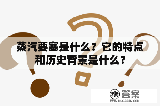 蒸汽要塞是什么？它的特点和历史背景是什么？