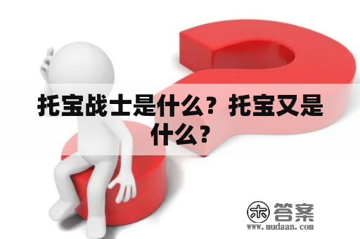 托宝战士是什么？托宝又是什么？