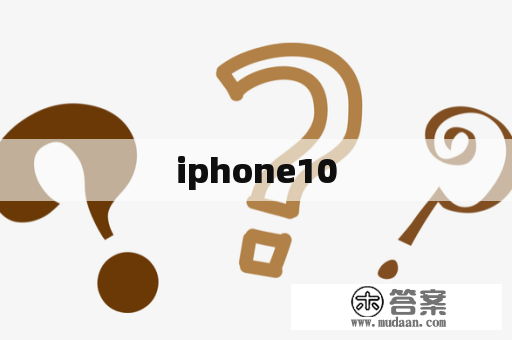 iphone10