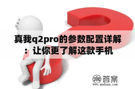 真我q2pro的参数配置详解：让你更了解这款手机