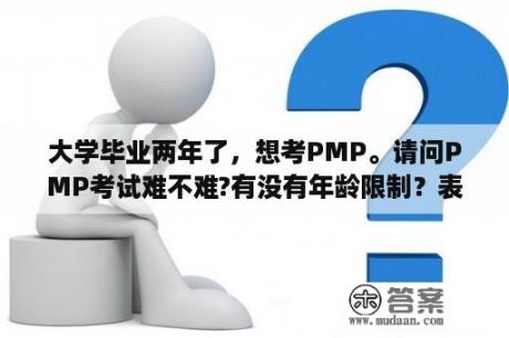 大学毕业两年了，想考PMP。请问PMP考试难不难?有没有年龄限制？表彰学习强国学习标兵的颁奖词？