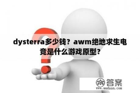 dysterra多少钱？awm绝地求生电竞是什么游戏原型？