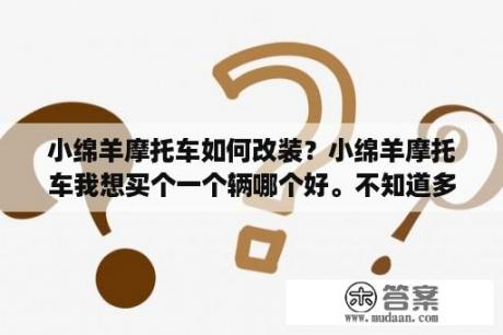 小绵羊摩托车如何改装？小绵羊摩托车我想买个一个辆哪个好。不知道多少钱？